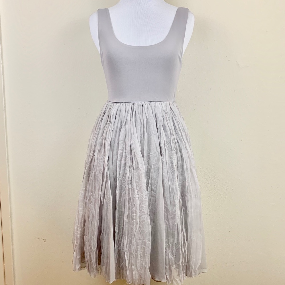 SOLD Alice + Olivia Silver Dress